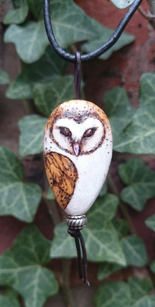 Barn Owl Pendant